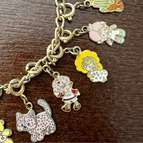 Vintage Strawberry Shortcake 14 Charm Bracelet AGC Kenner Mail Away COMPLETE - Picture 7 of 17